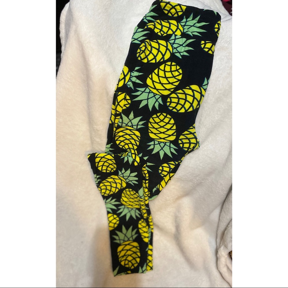 OS LuLaRoe Pineapple Leggings